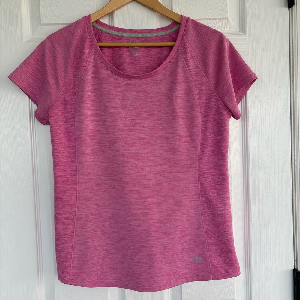 Reel Legends Fitted Pink Short Sleeve Tee